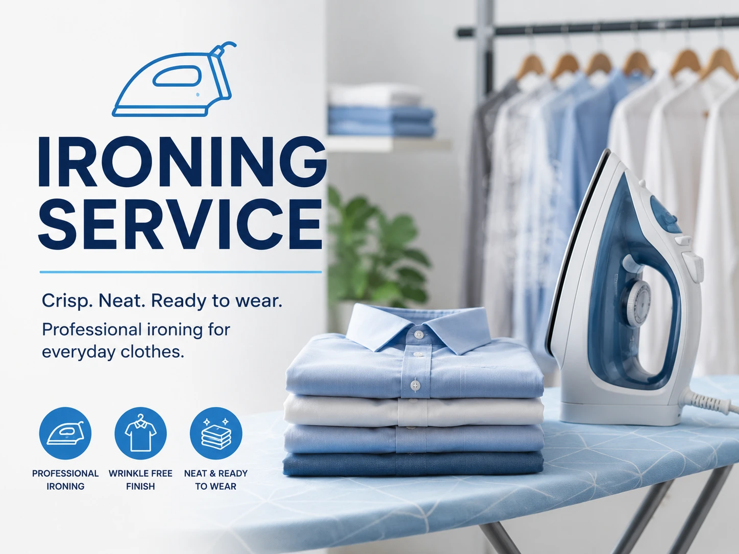 Professional ironing service in Auckland